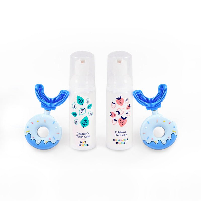 Belli Denti® Set - 2x Spazzolino e 2x Dentifricio Schiumoso
