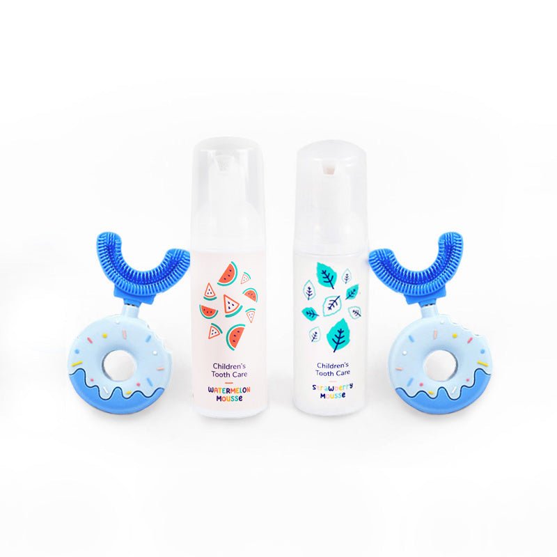 Belli Denti® Set - 2x Spazzolino e 2x Dentifricio Schiumoso
