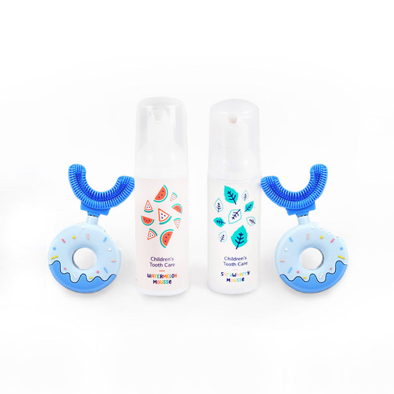 Set famiglia Belli Denti® - 2x spazzolino e 2x dentifricio schiumoso