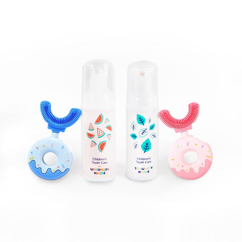 Belli Denti® Set - 2x Spazzolino e 2x Dentifricio Schiumoso
