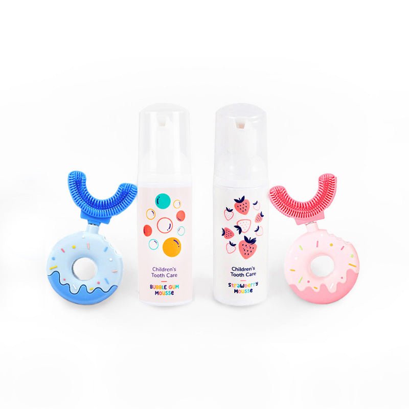 Belli Denti® Set - 2x Spazzolino e 2x Dentifricio Schiumoso