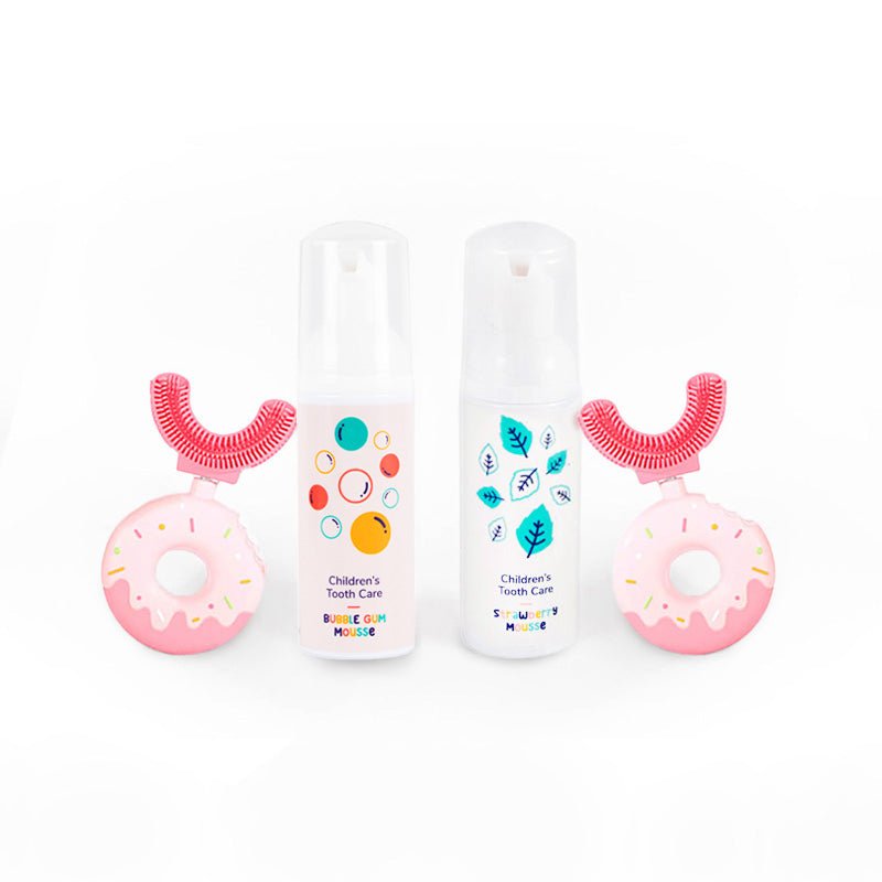 Belli Denti® Set - 2x Spazzolino e 2x Dentifricio Schiumoso