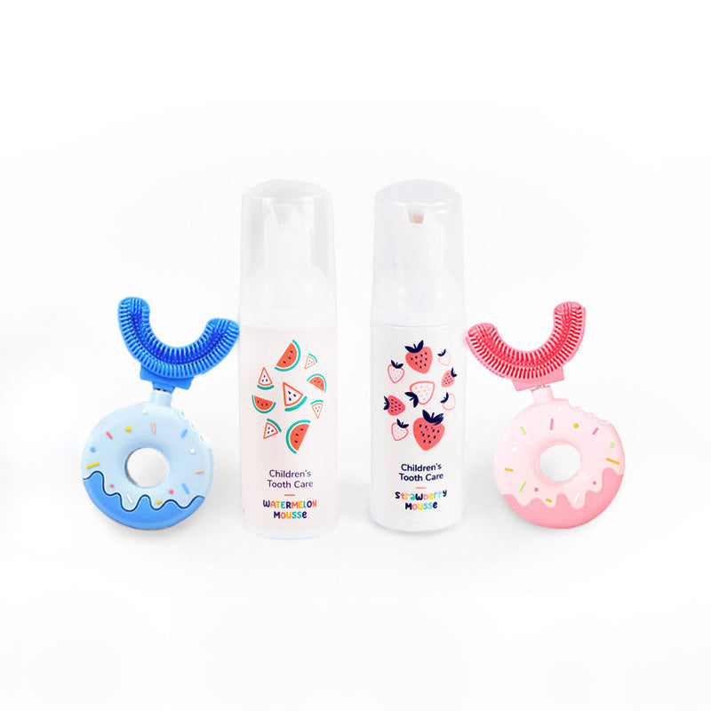 Set famiglia Belli Denti® - 2x spazzolino e 2x dentifricio schiumoso