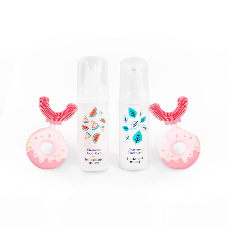 Belli Denti® Set - 2x Spazzolino e 2x Dentifricio Schiumoso