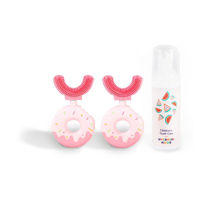 Set Familiare Belli Denti® - 2x Spazzolini e Dentifricio Schiumogeno