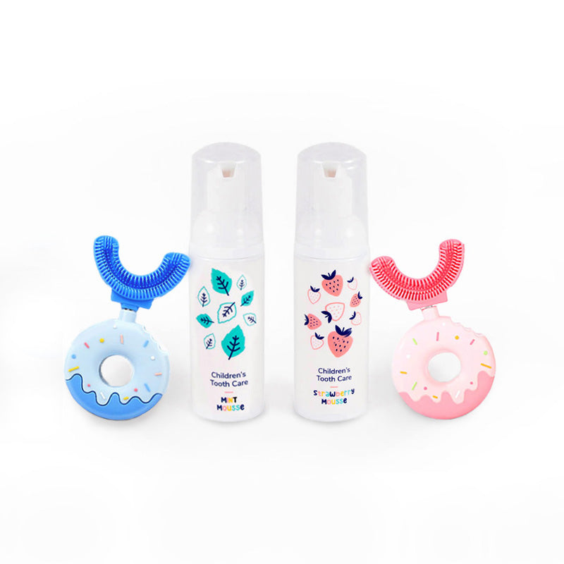 Set famiglia Belli Denti® - 2x spazzolino e 2x dentifricio schiumoso