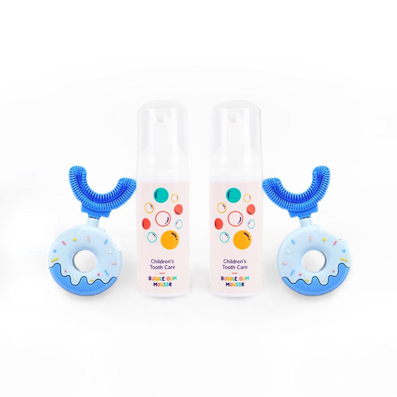 Set famiglia Belli Denti® - 2x spazzolino e 2x dentifricio schiumoso