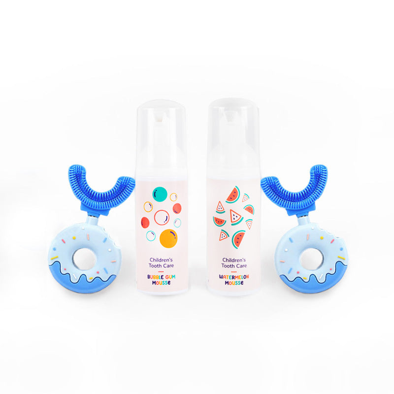 Set famiglia Belli Denti® - 2x spazzolino e 2x dentifricio schiumoso