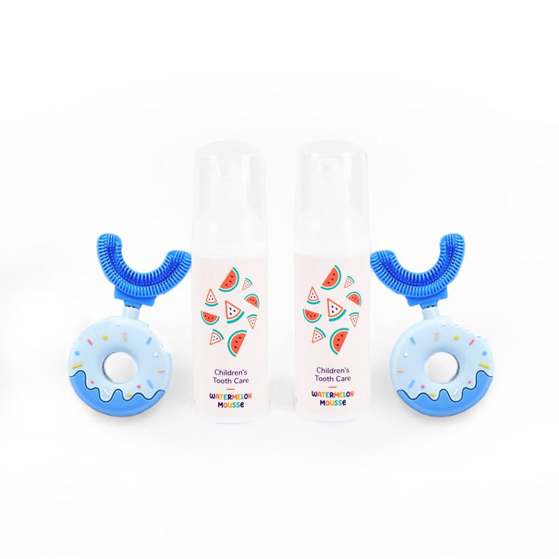 Belli Denti® Set - 2x Spazzolino e 2x Dentifricio Schiumoso