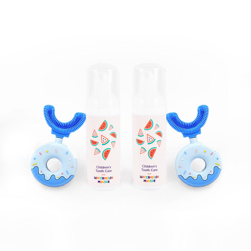 Set famiglia Belli Denti® - 2x spazzolino e 2x dentifricio schiumoso