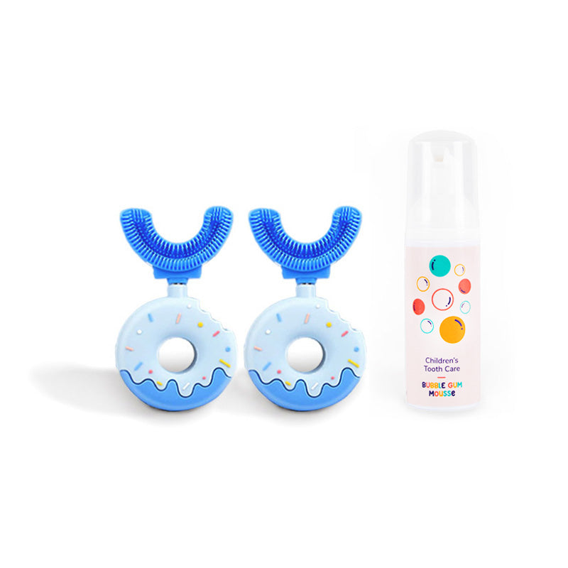 Set Familiare Belli Denti® - 2x Spazzolini e Dentifricio Schiumogeno