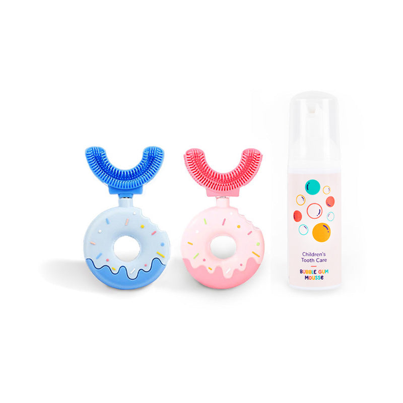 Set Familiare Belli Denti® - 2x Spazzolini e Dentifricio Schiumogeno