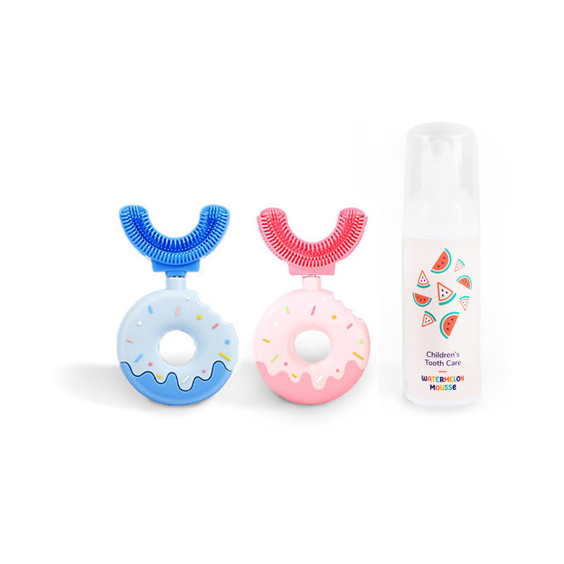 Set Familiare Belli Denti® - 2x Spazzolini e Dentifricio Schiumogeno