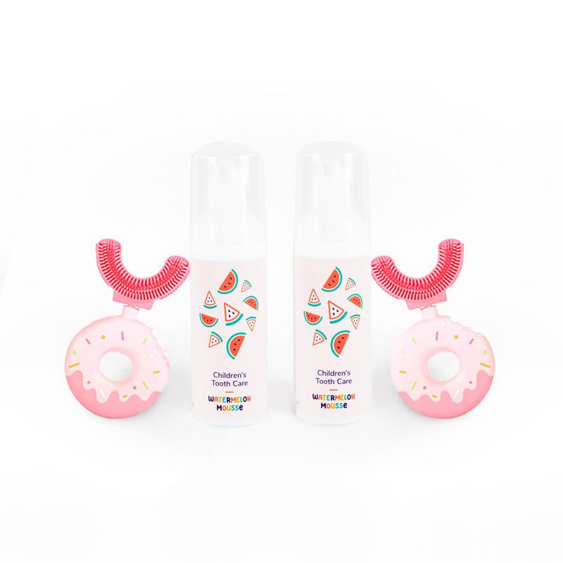 Belli Denti® Set - 2x Spazzolino e 2x Dentifricio Schiumoso