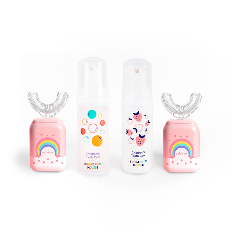 Set famiglia Belli Denti® - 2x spazzolino elettrico e 2x dentifricio schiumoso