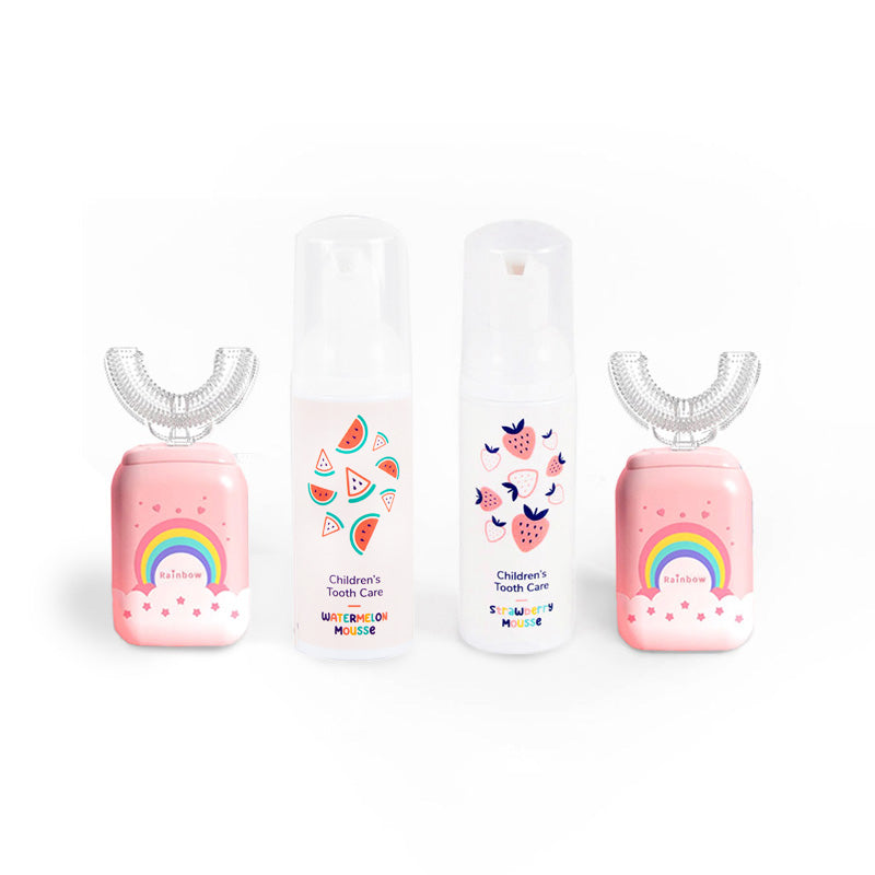 Set famiglia Belli Denti® - 2x spazzolino elettrico e 2x dentifricio schiumoso